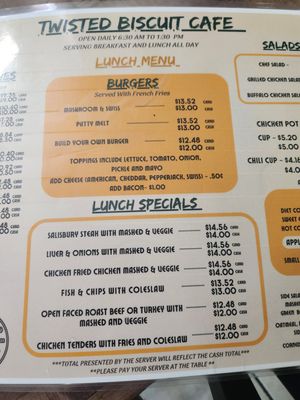 Menu photo 3 Twisted Biscuit Cafe Palm Bay, FL Menu photo 3 Twisted Biscuit Cafe Palm Bay, FL