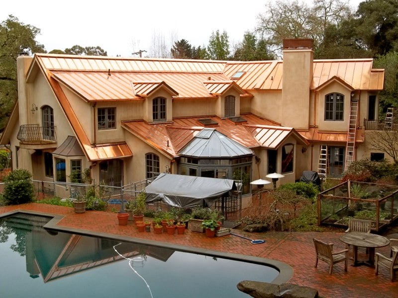 Slide of Custom Copper & Sheet Metal Roofing