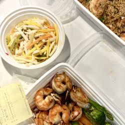 Haiku Asian Bistro - White Plains - Delish En Casa: (Vietnamese Salad/Shrimp Fr. Rice/Char Grilled Shrimp)