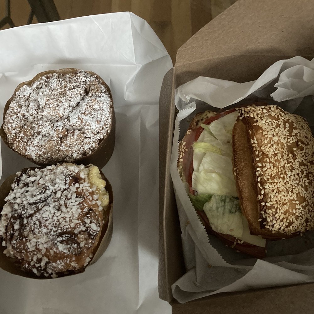 Cafe Beatrice - Muffins and Ham Sandwich - Cafes Near Me - Cambridge, Massachusetts