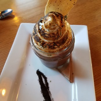 Tinker Street - S'more Pot de Creme - tarragon, ground cherries - Wine Bars Near Me - Indianapolis, Indiana Tinker Street - S'more Pot de Creme - tarragon, ground cherries - Wine Bars Near Me - Indianapolis, Indiana
