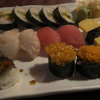 Kabuto - My sushi dinner - I tried a few pieces before I thought to take a picture - oops! - Japanese Near Me - Cincinnati, Ohio