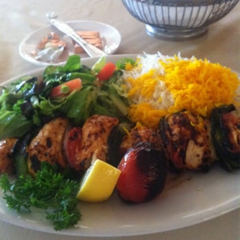 Darya Restaurant - Chicken shish kabob - $11.99 - Persian/Iranian Near Me - Orange, California