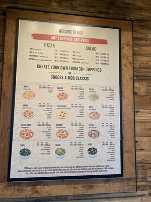 Menu photo 1 MOD Pizza York, PA