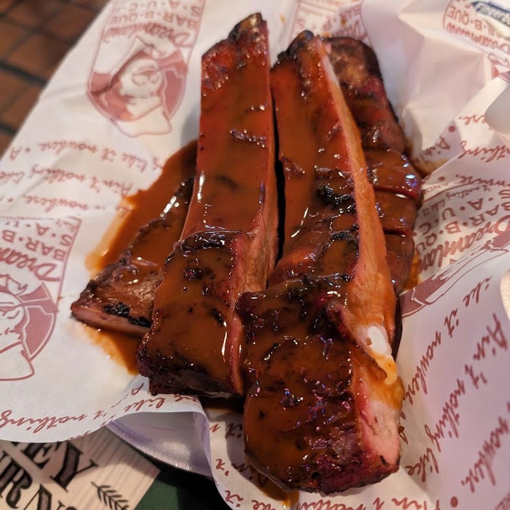 Half a slab of ribs Half a slab of ribs