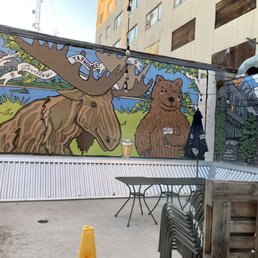 Courtyard mural