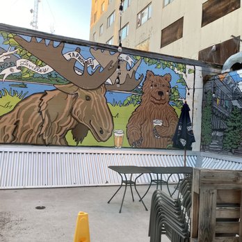 Lavelle's Taphouse - Courtyard mural - Sports Bars Near Me - Fairbanks, Alaska