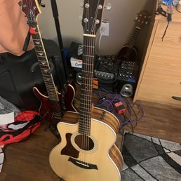 Left handed guitar