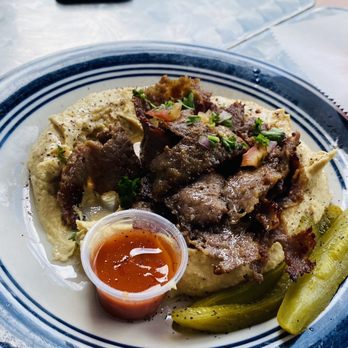 Al Basha Grill - Hummus with Meat - Halal Near Me - Miami Beach, Florida Al Basha Grill - Hummus with Meat - Halal Near Me - Miami Beach, Florida