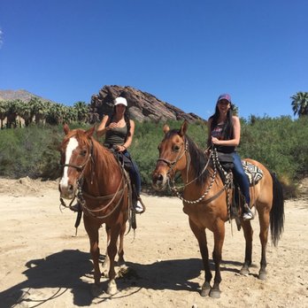 Smoke Tree Stables - Ben (left) and Romeo (right) - Horseback Riding Near Me - Palm Springs, California