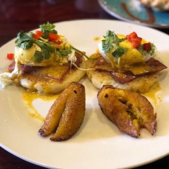 Bodega 1205 - Bodega Benedict with Turkey Ham(yes! Pork free options) - Coffee & Tea Near Me - Columbus, Georgia