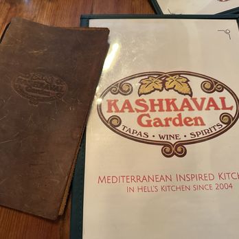 Kashkaval Garden - Menu card - Mediterranean Near Me - New York, New York