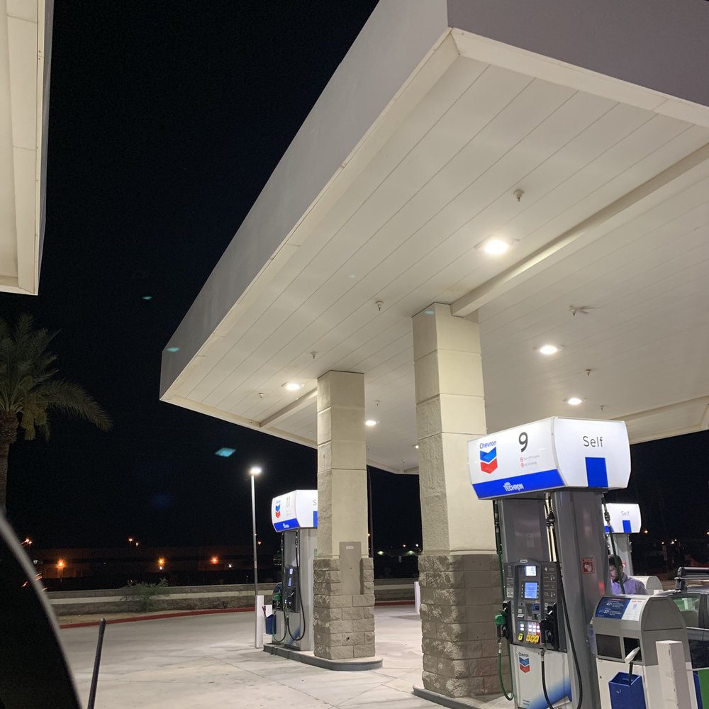 Chevron - a gas station at night - Gas Stations Near Me - Chandler, Arizona Chevron - a gas station at night - Gas Stations Near Me - Chandler, Arizona