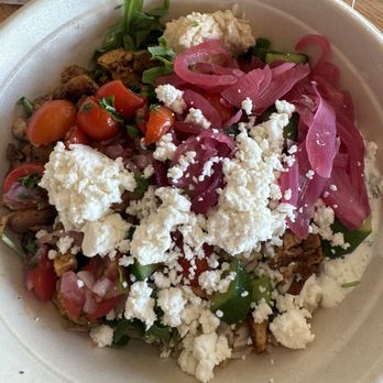 Cava - Chicken and rice bowl - Mediterranean Near Me - Long Beach, California