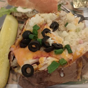 McAlister's Deli - Half a steak sub and a spud potato. Sorry, I can't remember the individual names of the sandwich and potato. - Salad Near Me - Alexandria, Virginia McAlister's Deli - Half a steak sub and a spud potato. Sorry, I can't remember the individual names of the sandwich and potato. - Salad Near Me - Alexandria, Virginia