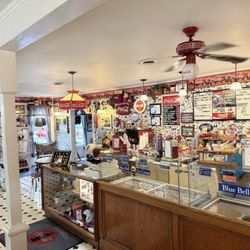 Ice Cream Delights - Inside the shop.