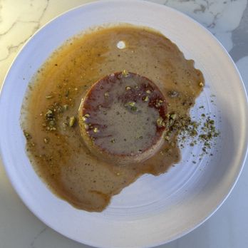 Crudo - Pistachio pinche flan - Latin American Near Me - Palm Springs, California Crudo - Pistachio pinche flan - Latin American Near Me - Palm Springs, California
