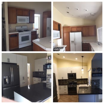 Heavens Handyman - Appliance move with some new cabinets, tile and countertops. - Handyman Near Me - Winchester, California Heavens Handyman - Appliance move with some new cabinets, tile and countertops. - Handyman Near Me - Winchester, California