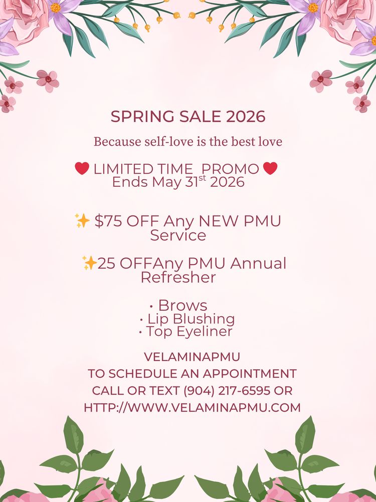 Velamina PMU Studio Logo