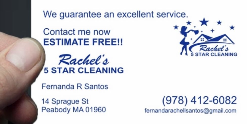 RACHEL’S 5 STAR CLEANING 14 Sprague St, Peabody, Massachusetts Home