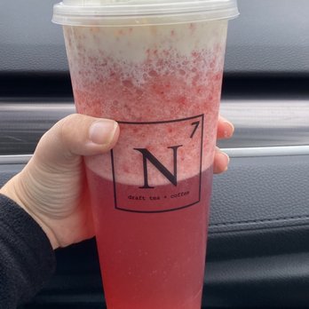 N7 Draft Tea + Coffee - Strawberry cheezo - Coffee & Tea Near Me - San Jose, California N7 Draft Tea + Coffee - Strawberry cheezo - Coffee & Tea Near Me - San Jose, California