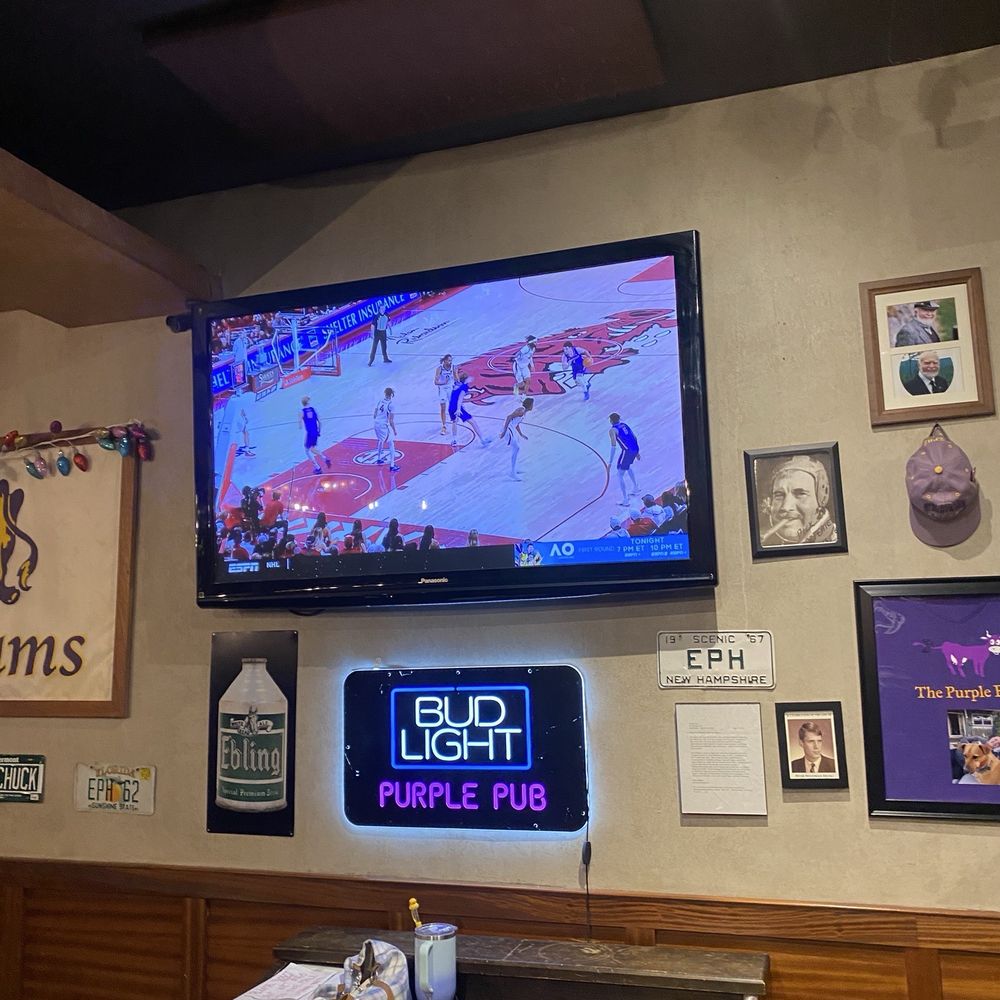 The Purple Pub - TVs for games with local memorabilia. - Pubs Near Me - Williamstown, Massachusetts The Purple Pub - TVs for games with local memorabilia. - Pubs Near Me - Williamstown, Massachusetts