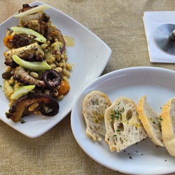 Spacca Napoli - Polpo e fagioli ($20) - marinated and grilled octopus comes with bread - Pizza Near Me - Chicago, Illinois Spacca Napoli - Polpo e fagioli ($20) - marinated and grilled octopus comes with bread - Pizza Near Me - Chicago, Illinois