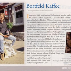 Daniels Café Cortado - Auszug aus "Mein Ricklingen 2012" eine Werbezeitschrift der IG Ricklingen