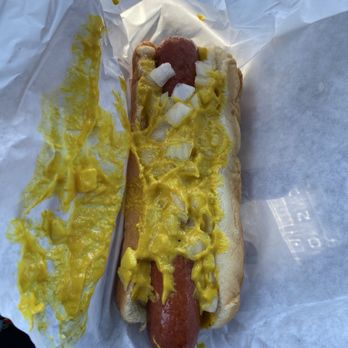 Route 66 Dog Haus - Mustard dog with onions fabulous. - Hot Dogs Near Me - Flagstaff, Arizona Route 66 Dog Haus - Mustard dog with onions fabulous. - Hot Dogs Near Me - Flagstaff, Arizona