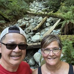 Baden Powell Trail - One of six bridges to the view