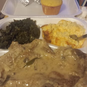 April's Place - Smothered pork chops... mmmmm - Soul Food Near Me - Douglasville, Georgia