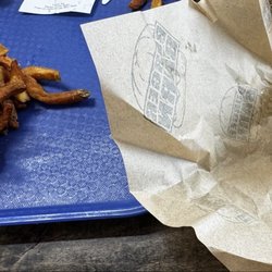 Cheese Burger and fries