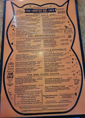 Menu photo 8 The Toasted Owl Cafe Flagstaff, AZ Menu photo 8 The Toasted Owl Cafe Flagstaff, AZ