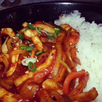 Korea House - extra spicy squid - Korean Near Me - New York, New York