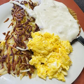 The Red Caboose Cafe - Black Angus Country Fried Steak - Cafes Near Me - Clovis, California