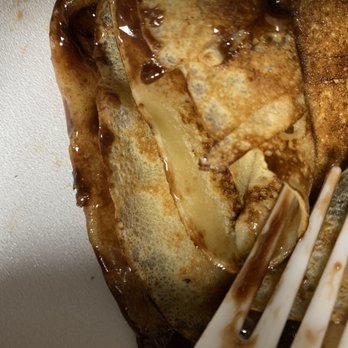 Crepe Factory - As you can see it's still not fully done it's still raw - Desserts Near Me - Brooklyn, New York