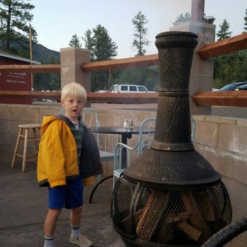 Old County Inn - Plenty of patio heat plus propane lamps. - Pizza Near Me - Pine, Arizona Old County Inn - Plenty of patio heat plus propane lamps. - Pizza Near Me - Pine, Arizona