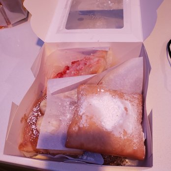 Way Down Yonder Beignets & Coffee - My box of sampler beignets - Coffee & Tea Near Me - Columbus, Ohio