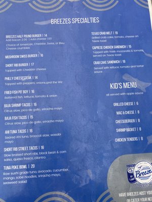 Menu photo 4 Breeze’s Dock Bar and Grill New Gretna, NJ Menu photo 4 Breeze’s Dock Bar and Grill New Gretna, NJ