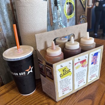 Mission BBQ - Variety of sauces - Barbeque Near Me - Mason, Ohio