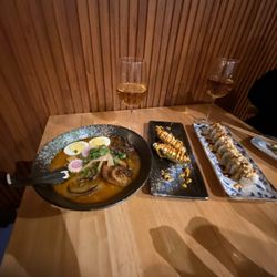 Shinko Sushi House - Ramen & shrimp tempura & stuffed jalapeño peppers!