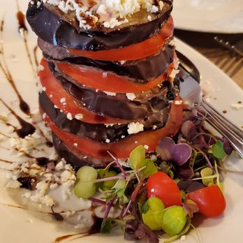 WOW Bistro - Eggplant tower - American Near Me - Brooklyn, New York WOW Bistro - Eggplant tower - American Near Me - Brooklyn, New York