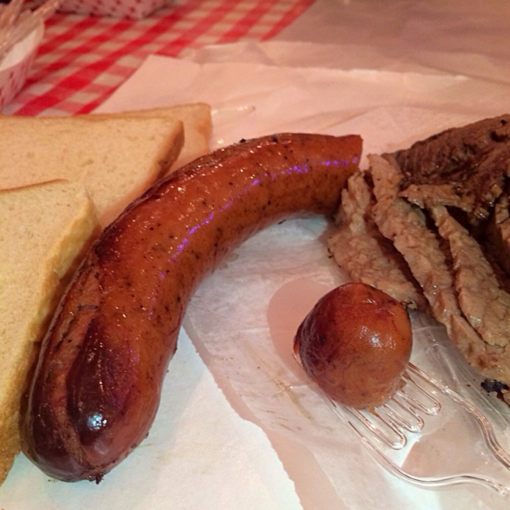 Rudy's - sausage link up close - Barbeque Near Me - Schertz, Texas Rudy's - sausage link up close - Barbeque Near Me - Schertz, Texas