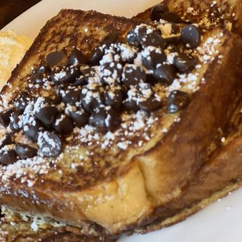Kihei Caffe Lahaina - French toast with chocolate chips - Breakfast & Brunch Near Me - Lahaina, Hawaii Kihei Caffe Lahaina - French toast with chocolate chips - Breakfast & Brunch Near Me - Lahaina, Hawaii