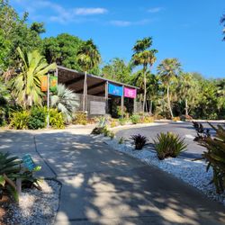 Naples Botanical Garden - Entrance to the gardens. Lots of parking available!