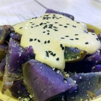 Herbamare - Patatas violetas con allloli - Vegetarian Near Me - València, V Herbamare - Patatas violetas con allloli - Vegetarian Near Me - València, V