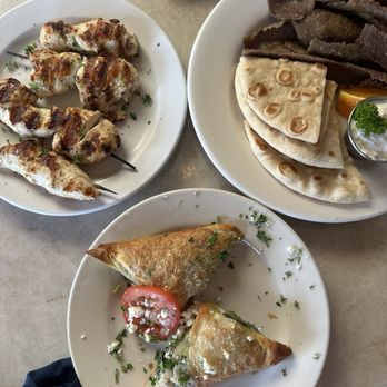 Cafe Athena - Chicken Souvlaki Skewers, Gyros, and Spanakopita (happy hour) - Greek Near Me - San Diego, California Cafe Athena - Chicken Souvlaki Skewers, Gyros, and Spanakopita (happy hour) - Greek Near Me - San Diego, California