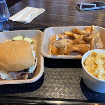 True Texas BBQ - The fries and pickles are good the mac was heavy but wasn't what the pic looked like. - Barbeque Near Me - San Antonio, Texas True Texas BBQ - The fries and pickles are good the mac was heavy but wasn't what the pic looked like. - Barbeque Near Me - San Antonio, Texas