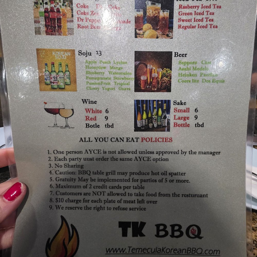 Temecula Korean BBQ - Drink menu - Korean Near Me - Temecula, California Temecula Korean BBQ - Drink menu - Korean Near Me - Temecula, California
