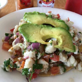 Tacos Ensenada - Tostada de ceviche de pescado... mouth watering... - Tacos Near Me - El Monte, California Tacos Ensenada - Tostada de ceviche de pescado... mouth watering... - Tacos Near Me - El Monte, California